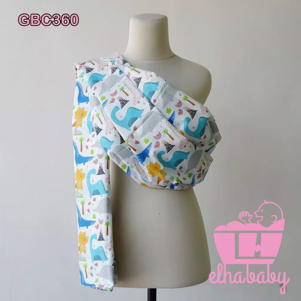 Gendongan bayi Cukin Karakter| Kain Gendong Karakter| Jarik Modern Ukuran 80x 240 cm motif ELHA BABY