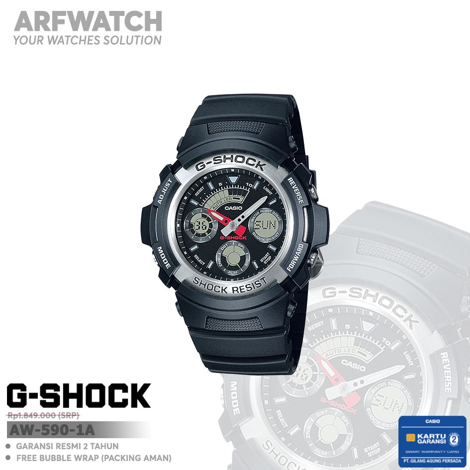 Casio G-Shock AW-590-1A / AW-590-1ADR Original