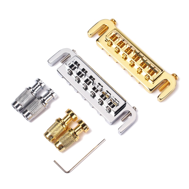 Bridge Tailpiece Wraparound Adjustable Untuk Gitar