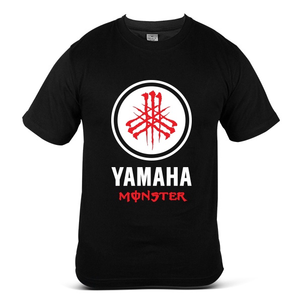⭐️⭐️⭐️⭐️⭐️POLO LOGO T-Shirt Short Sleeve Printed Yamaha Monster Design Fashion Motocross MotoGP Supe