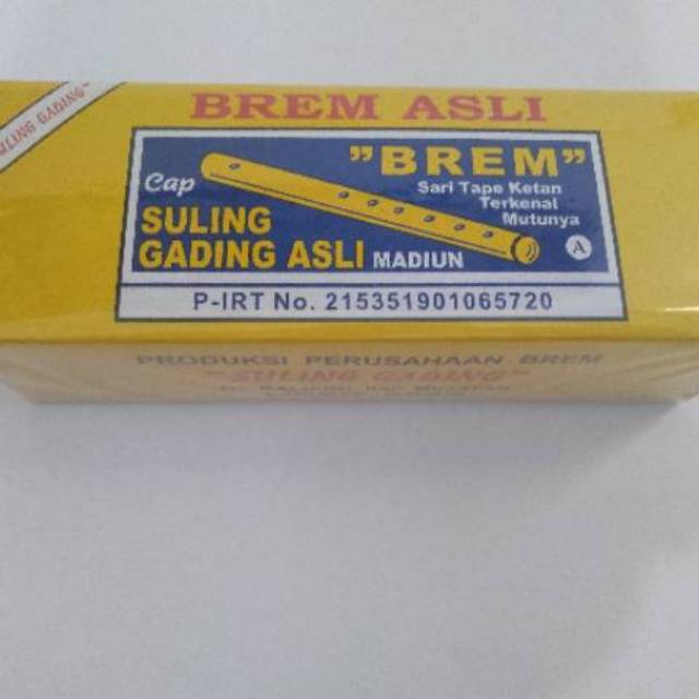 

Brem Suling Gading Ariska Medium / Pack / 150gr