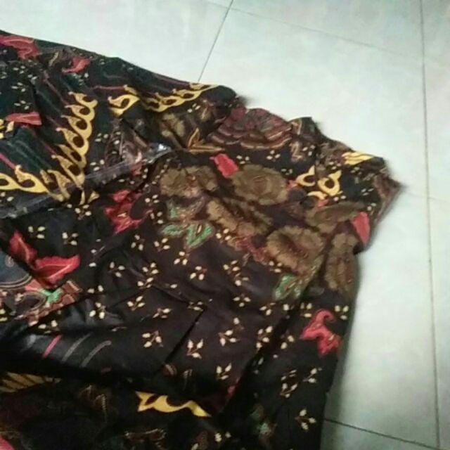 Batik Couple Sania Ruffle Batik Ori Ndoro Jowi Garansi Termurah Motif Terbaru