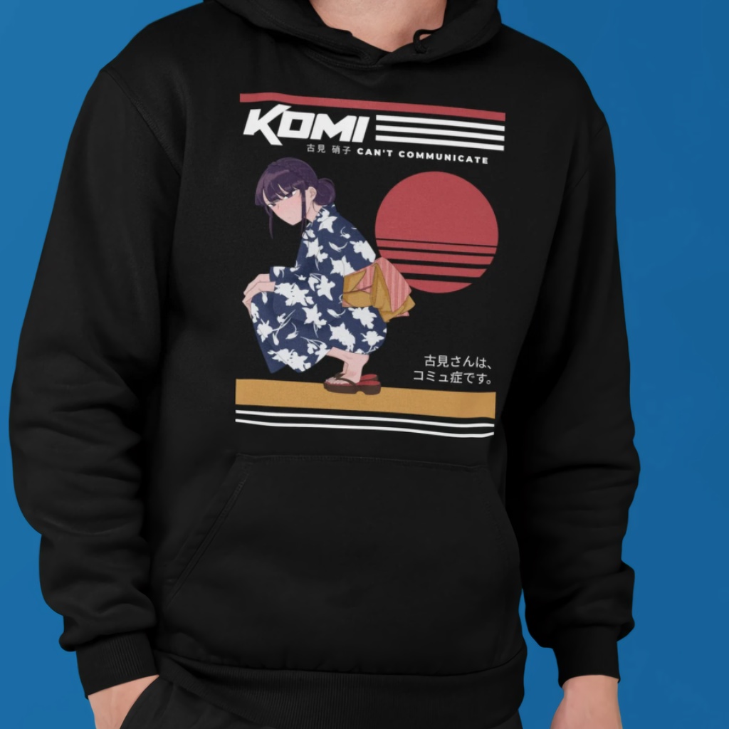 Hoodie Komi San Yukata Premium Fleece Unisex