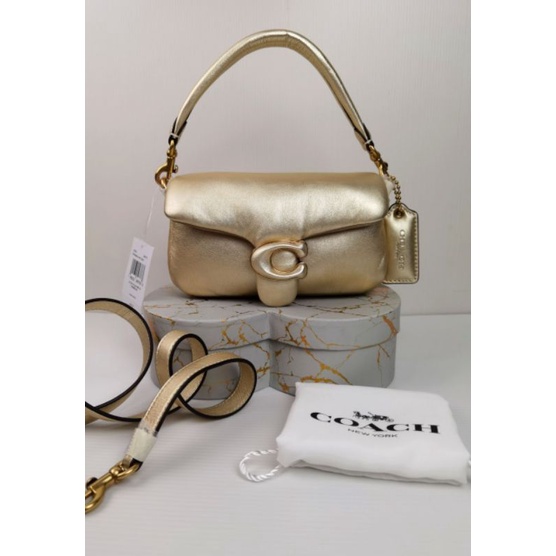 Coach Tabby Pillow Metallic