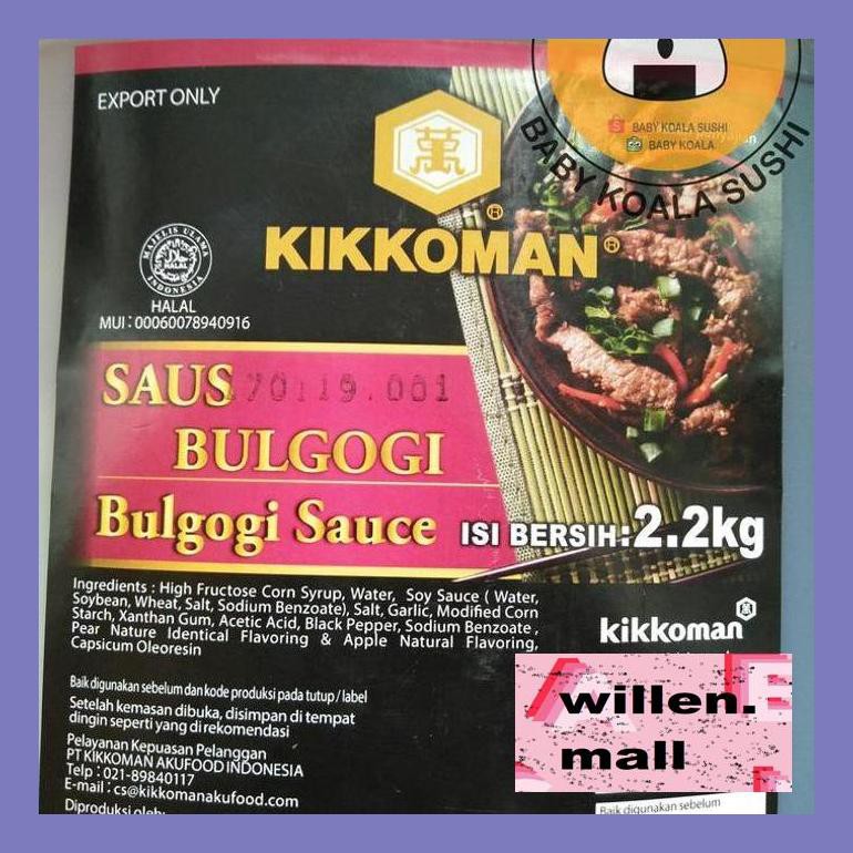 

Wil4Sbu Bulgogi Sauce Halal 275G By Kikkoman | Saus Korea | Korean Saos Bud0Elw