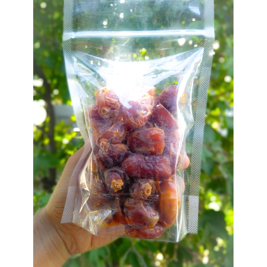 Kurma Khalas Premium 250gr 100% Original Tanpa Pemanis Dan Pengawet