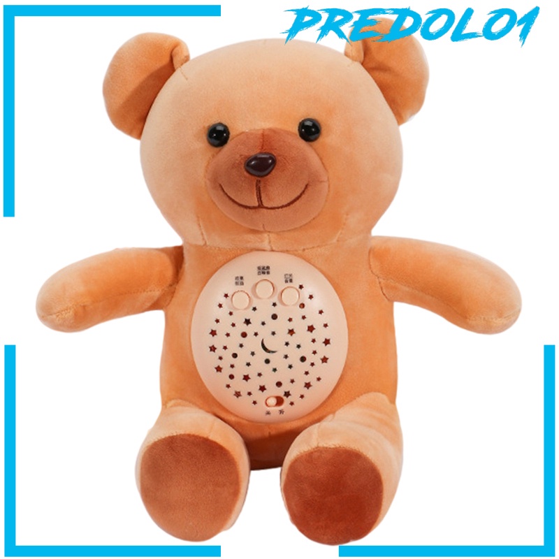 [PREDOLO1] Newborn Toys Stuffed Animals Calm Doll White Noise Machine for Sleeping Soft Music with Starry Sky