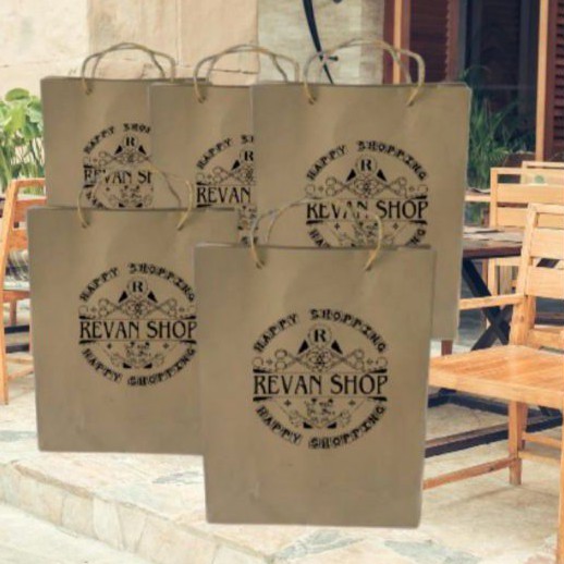 

✔️(COD)Tas Paperbag costum sablon/polos