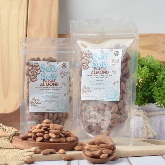 

Sea Salt Roasted Almond (Panggang) 500 Gr