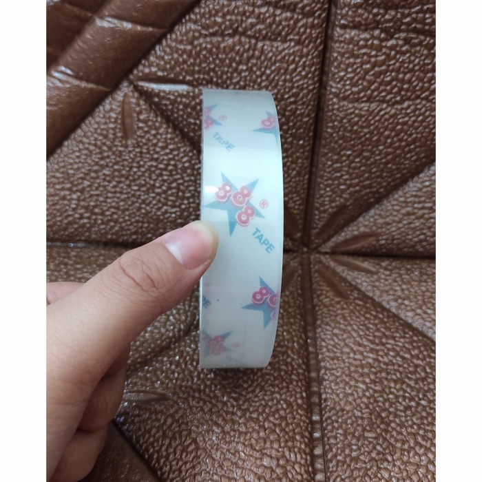 

Kusus Hari Ini Grosiran - Lakban Bening 1 Inch ( Asli 100 Yard) Harga Per 6 Pcs Terbatas