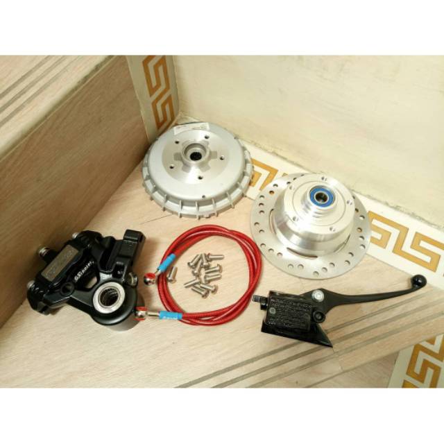 Adaptor cakram set vespa ring 12 depan belakang vespa classic bukan temaca grimeca