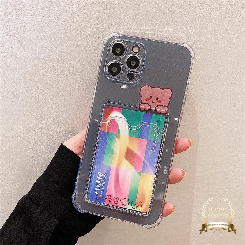 Soft Case Tpu Motif Kartun Beruang / Kelinci Untuk Oppo A12 A15 A16 A7 A5s A12E A54 A74 A35 A11k