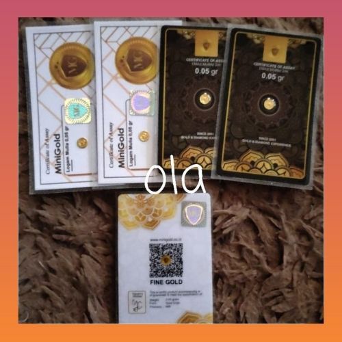 Minigold Edisi Black Series 0.05 24 k Dengan Harga Terjangkau Investasi Bersertifikat Kwitansi Resmi