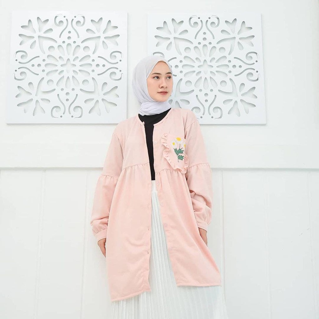 Nara Grosir - Fora Long Outer | Fashion Terkini | Sweater Termurah