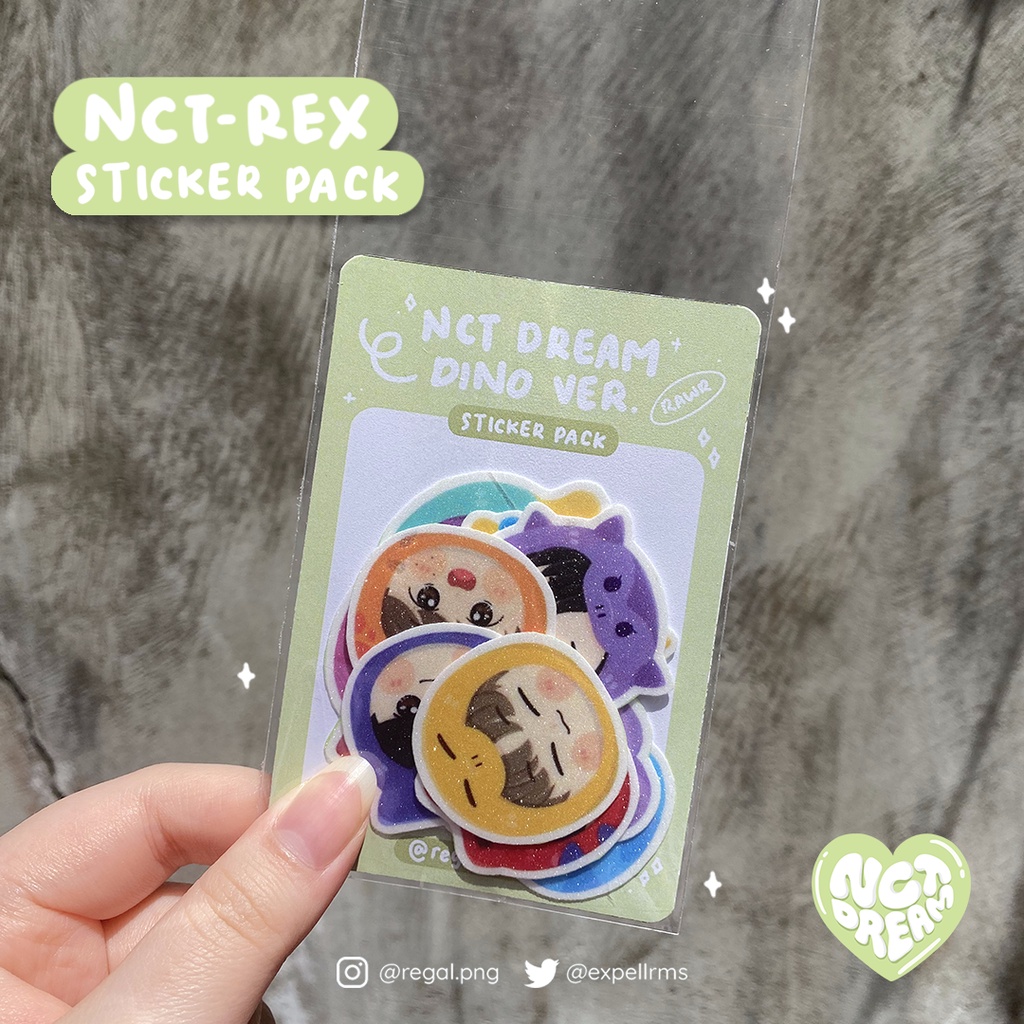 [NCT Dream x Pinkfong] NCT-REX Sticker Pack