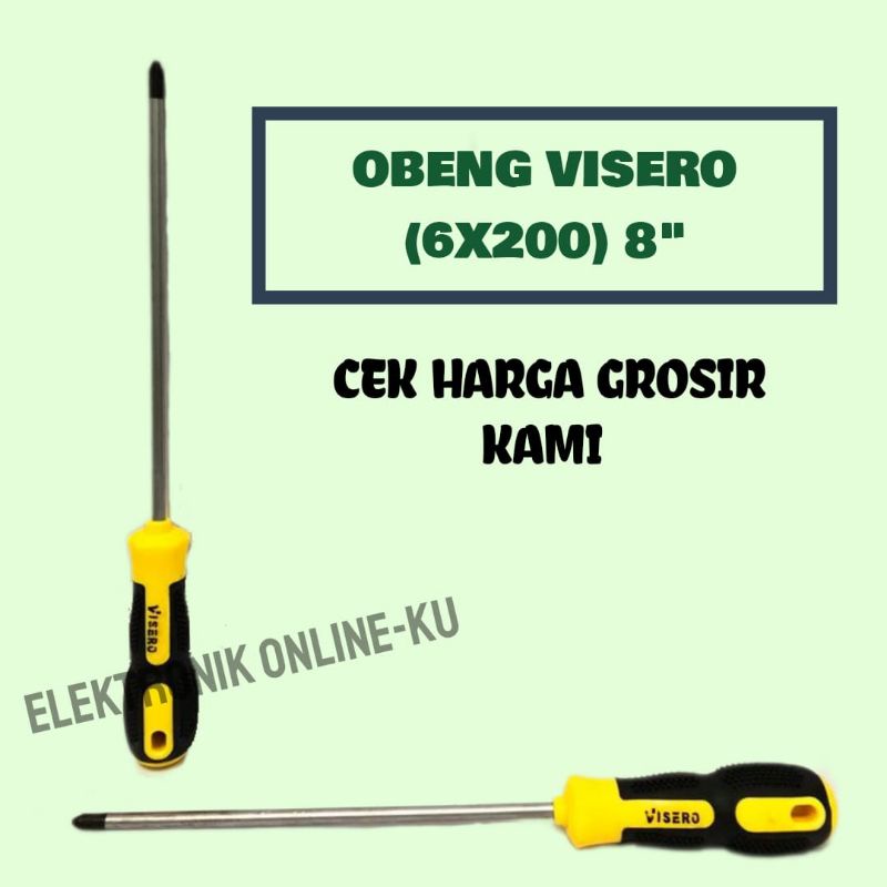 TOOLS OBENG VISERO 6×200 8&quot;