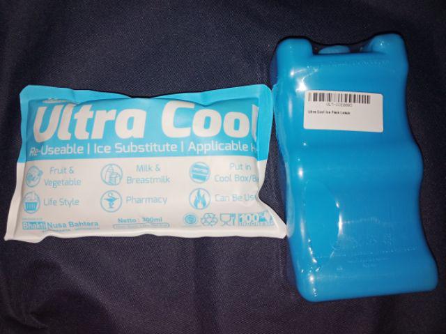 Ultra Cool Sachet Ice Pack Blue Ultracool Pengganti Es Batu 300 Gr