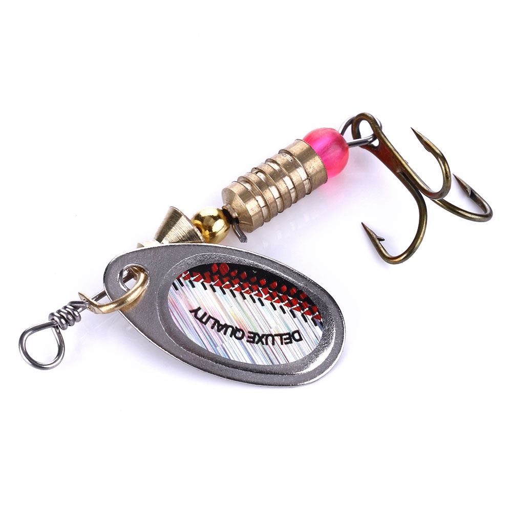 HENGJIA 1pc 3.6g umpan metal sequin spoon pancing fishing lure bass bait jigs swimbait tackle