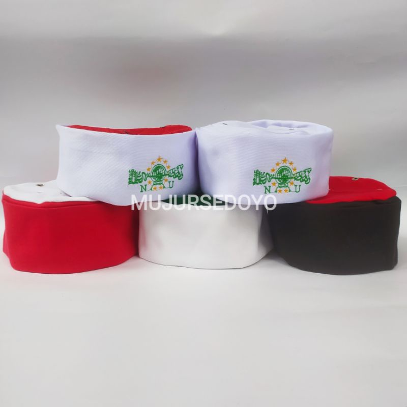 Peci Cak Nun Kopiah Maiyah All Size Melar Kain Lembut Bulat