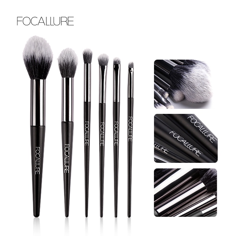 FOCALLURE Brush Set 10pcs/6pcs professional makeup tools FA70