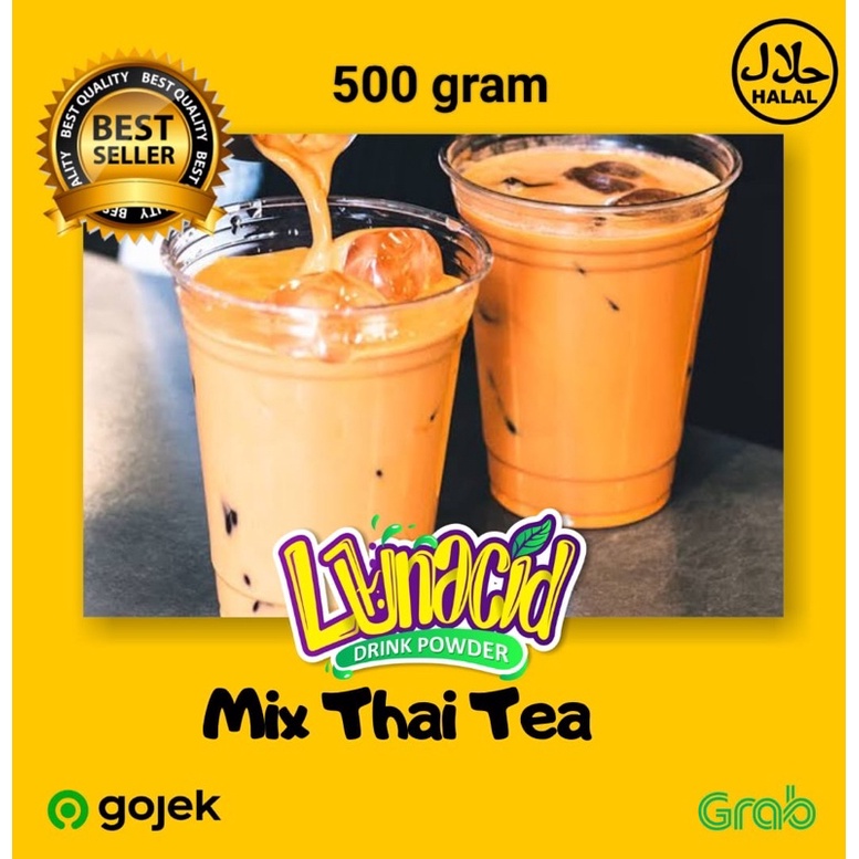 

serbuk minuman rasa thai tea/Powder Drink thai tea/ bubuk Minuman rasa thai tea 500 gram