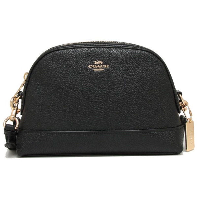 Coach Dome Crossbody Black Leather (C76673)