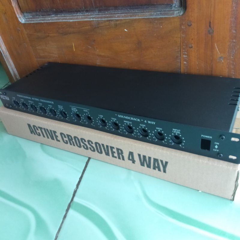 Box audio crossover vectra 4 way kualitas tebal