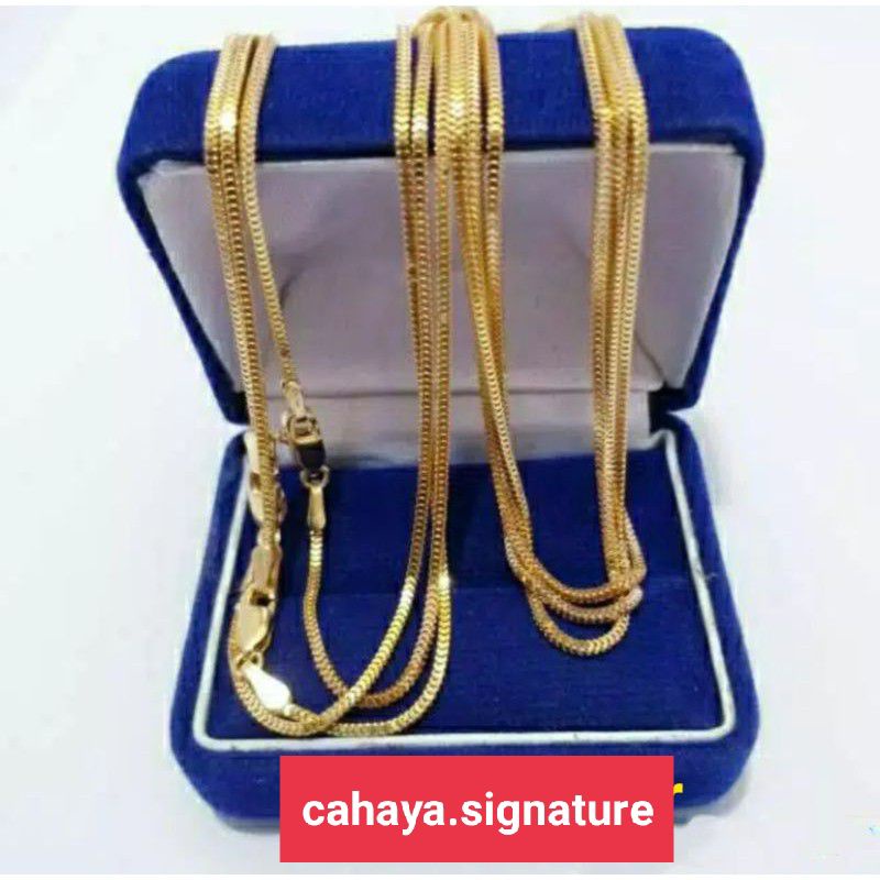 KALUNG MILANO IMPORT DEWASA PERAK 925 LAPIS MAS