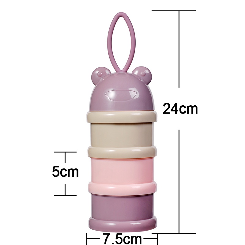 Kotak Wadah Makanan Bayi Bahan Silikon Untuk Travel