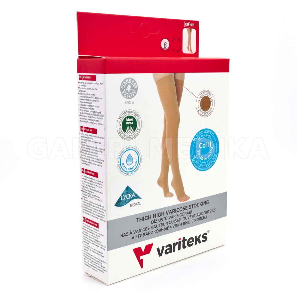 Stoking Varises / Stocking Varises Variteks 911 Kompresi Menengah 20-30mmHg Kelas 2 / Medium Compression CCL 2