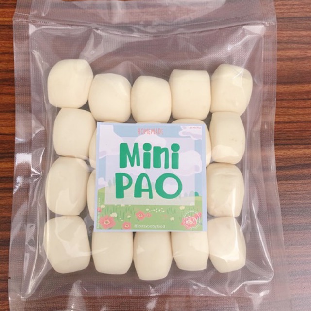 Mini Pao / Bakpao / Mantau kecil / Baby Snack / Baby Food / Roti Sepan / Bakpao Kosong / mpasi sehat