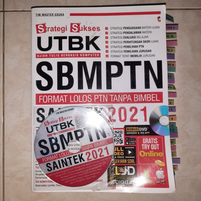 [PRELOVED] Buku Strategi Sukses UTBK SBMPTN Saintek 2021