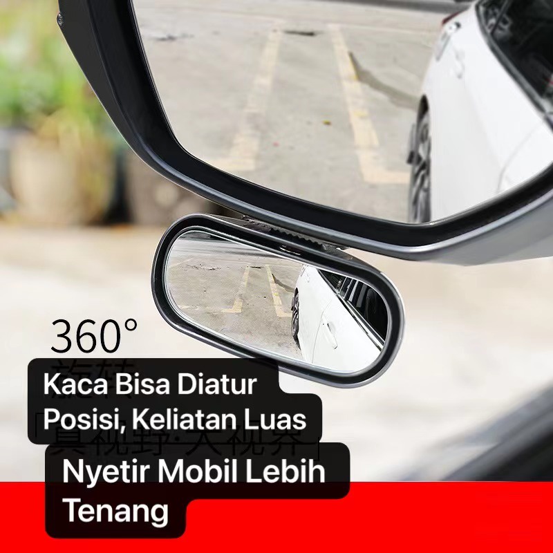 AM-20 Kaca Spion Car Wide View Blind Spot Mirror Universal Semua Mobil Hasil Jernih Tambahan Spion Mobil Cermin Asli safety Sudut Lebar ACP-103