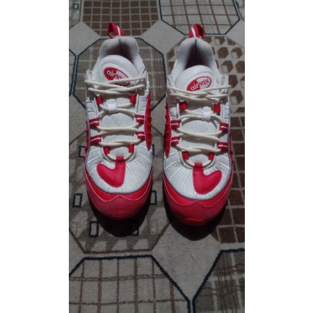 Sepatu Sneakers Nike AirMax 98 University Red White Second Autentik