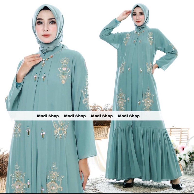 Kaftan Wanita Kondangan Kaftan Wanita Murah READY STOK Fashion Muslim Kaftan Wanita Elegant Kaftan W
