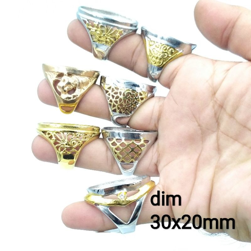 Emban cincin titanium tanam jumbo