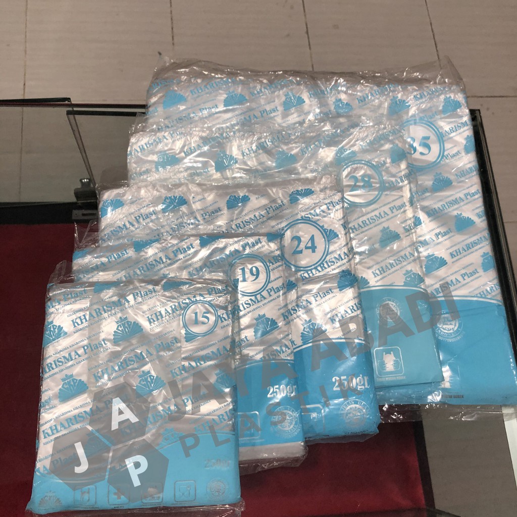 Kantong Plastik bening 35/ KRESEK asoi asoy sangkek OLSHOP / KRESEK PEMBUNGKUS uk 35