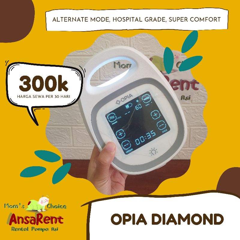 Sewa Opia Diamond Sewa Pompa Asi Hospital Grade Pompa Asi Sewa Pompa Asi Opia Diamond