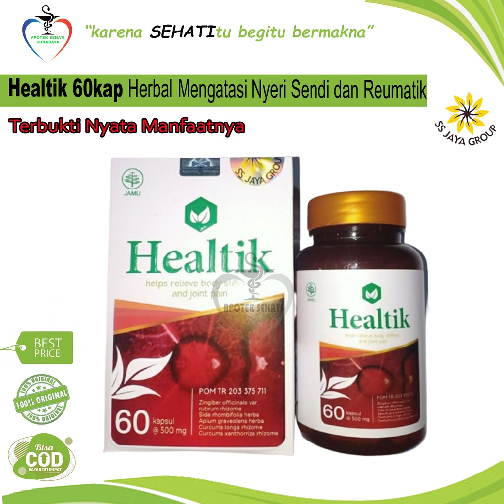 Healtik Obat Herbal Nyeri Sendi Reumatik dan Asam Urat