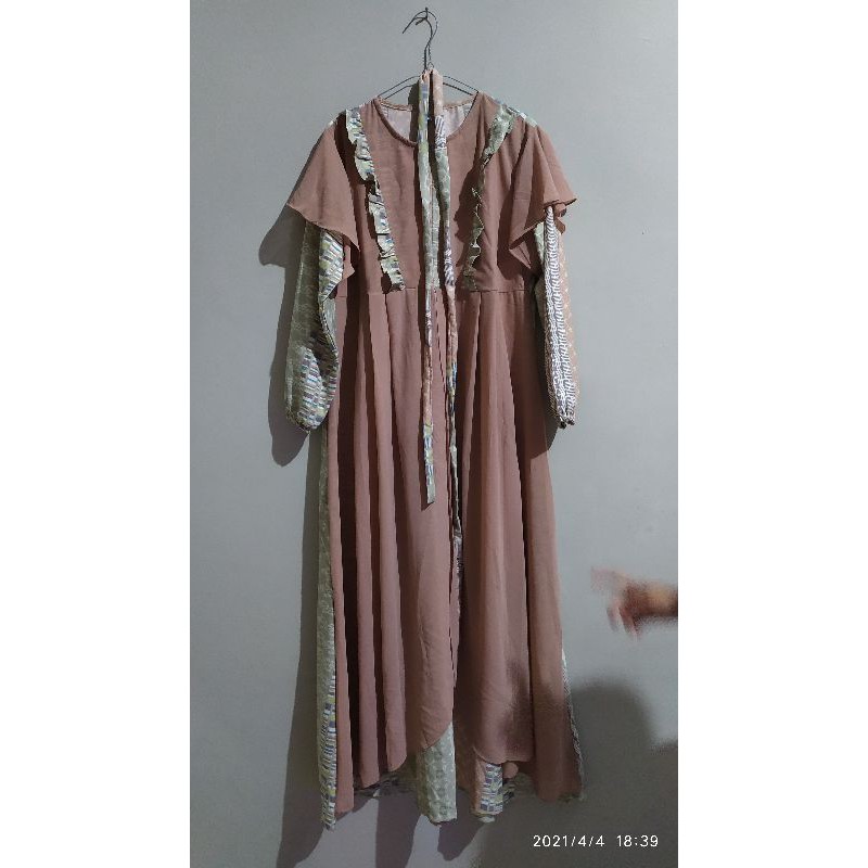 gamis/dress  prada crepe premium/wearing klambi