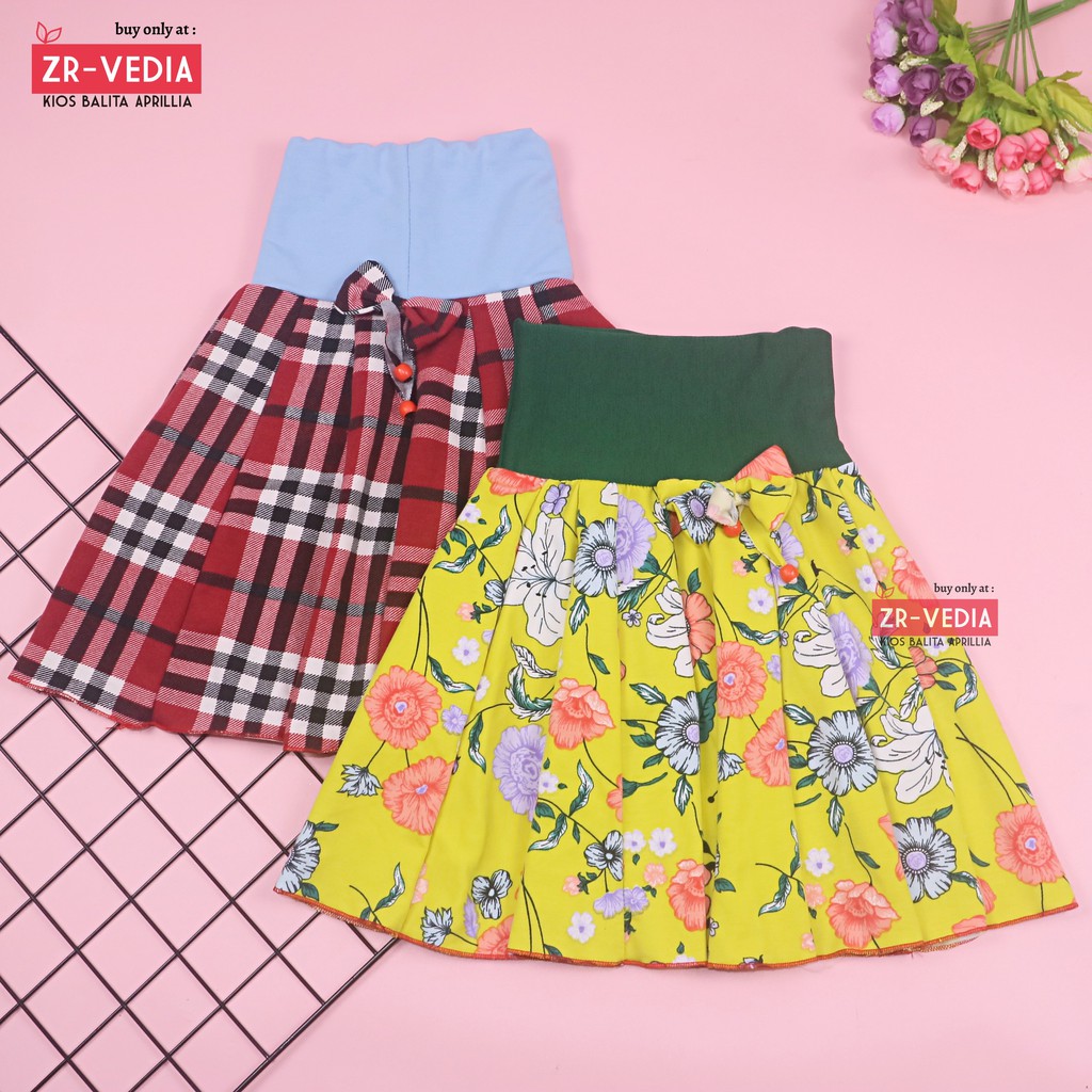 [MOTIF]Rok Pita Bianca uk. 4-5 Tahun / Rok Skirt Rempel Pendek Anak Perempuan Kids Girl Lucu