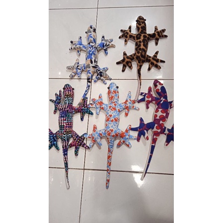 Boneka Pasir Tokek Besar Gecko Cicak Kerajinan handmade