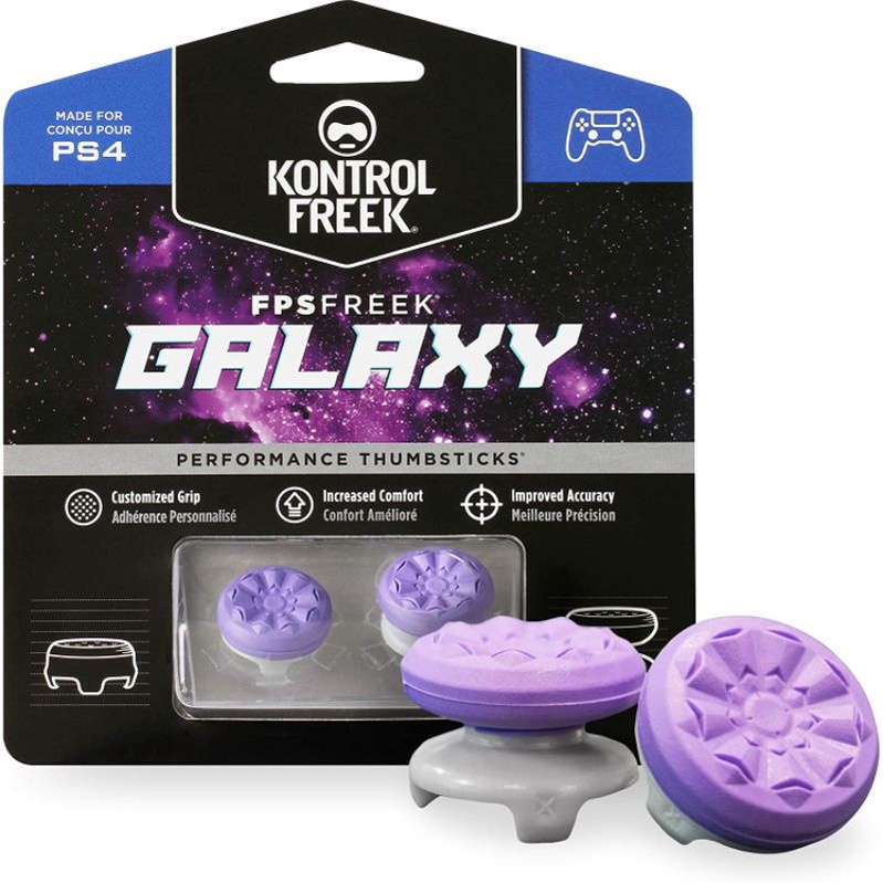 KontrolFreek FPS Galaxy untuk Pengontrol PS4/PS5 (2807-PS5) Ungu