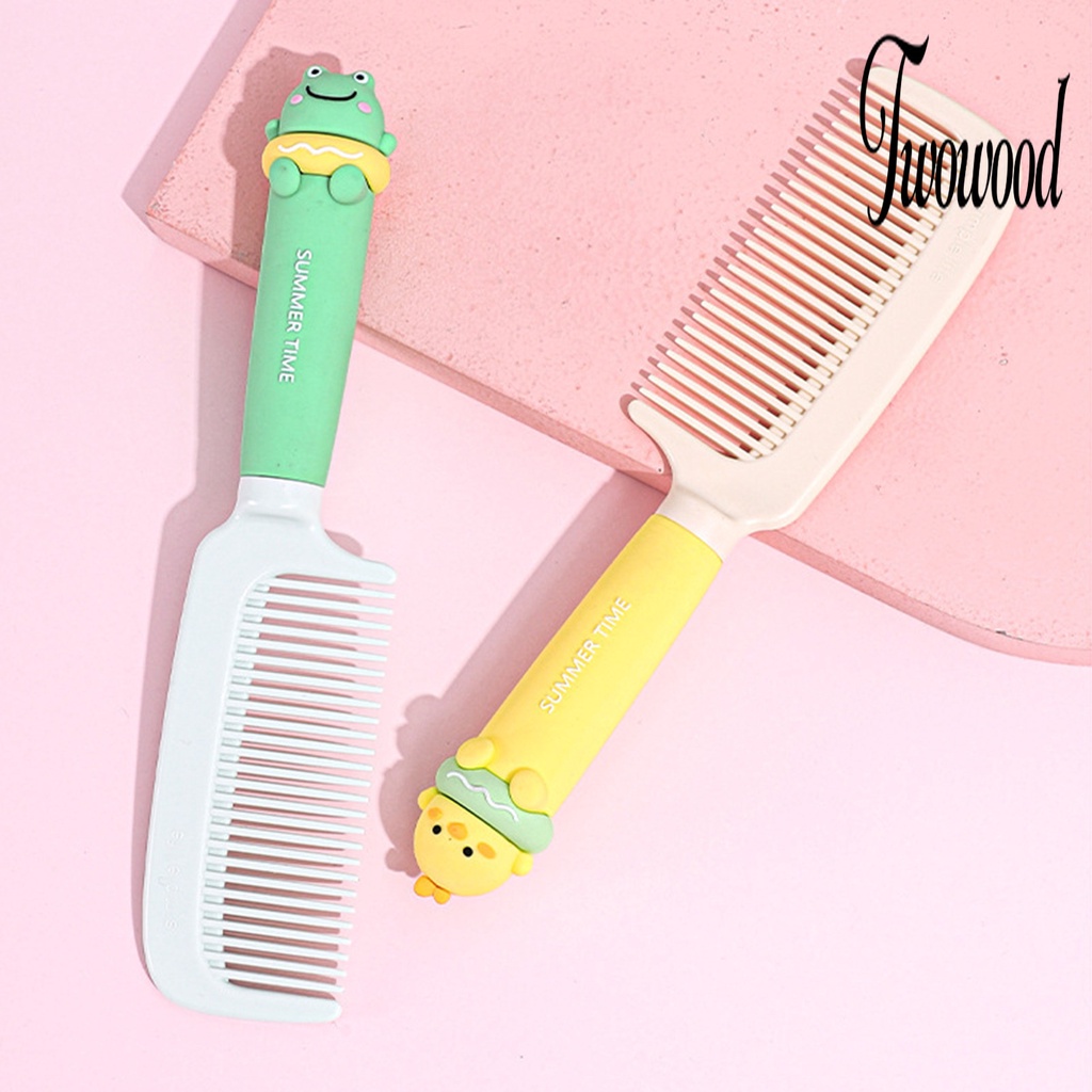 Twowood Sisir Rambut Ringan Motif Kartun Hewan Lucu Untuk Anak Perempuan