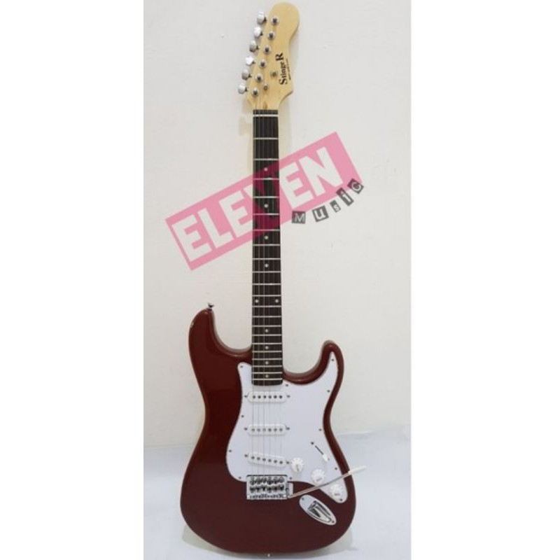 gitar listrik stinger stratocaster sst 10 sst10-Maroon