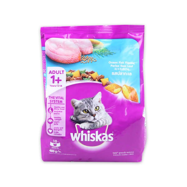 Makanan Kucing Whiskas Adult  480gr