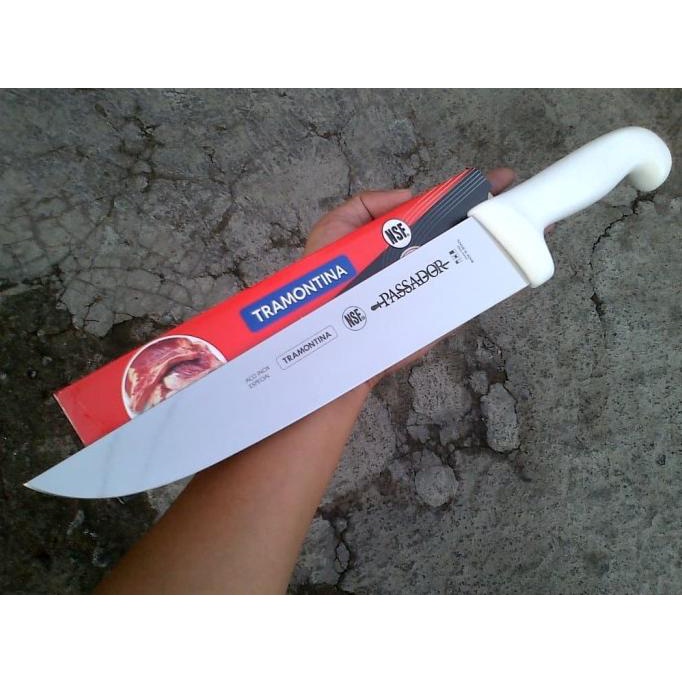 Butcher knife pisau sembelih tramontina passador 10" 24421/080