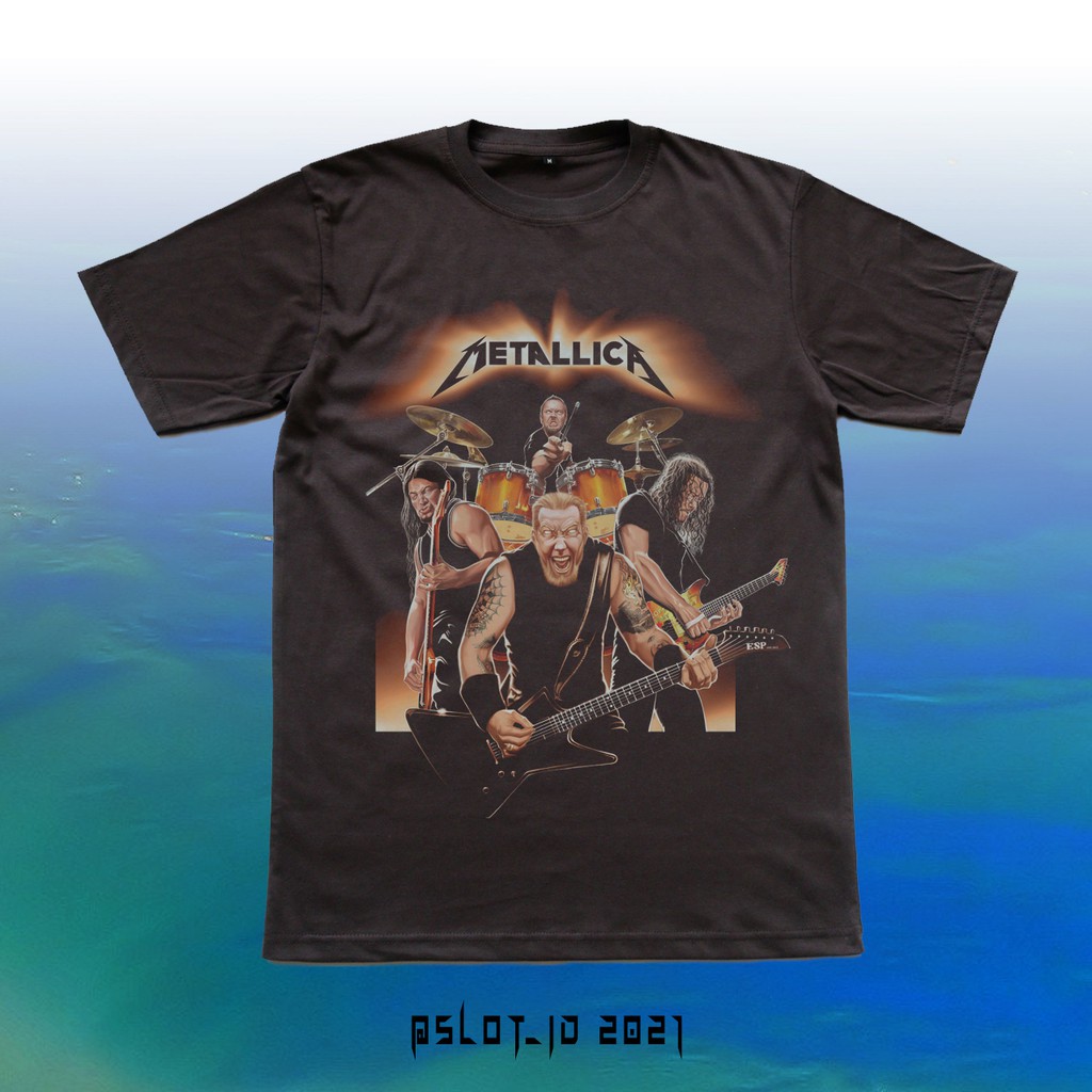 Kaos Band Metallica Art Live In Jakarta