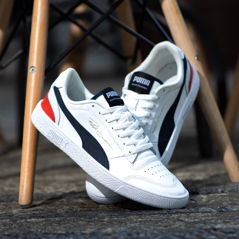 Puma Ralph Sampson White Blue Red Premium Original