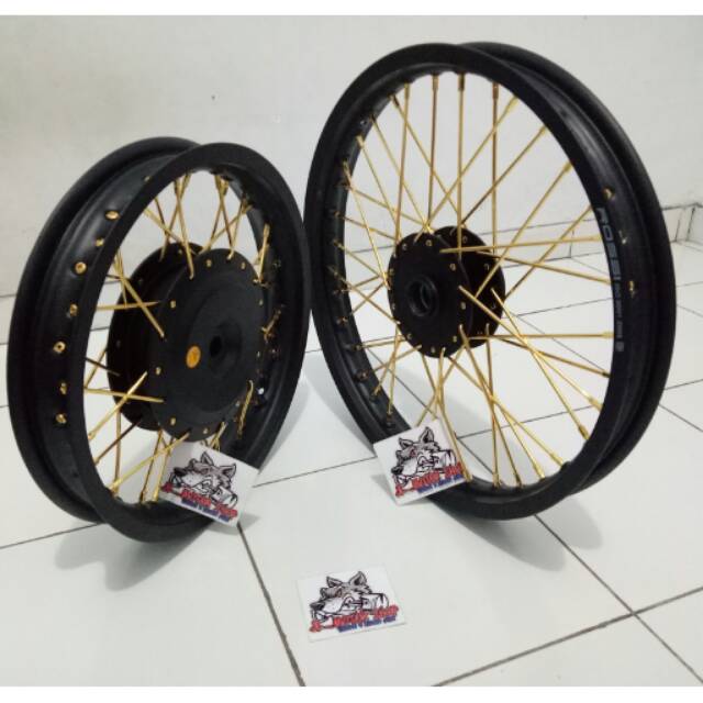 Sepaket Velg Tromol Set Jari2 Ring 14-17 Mio - Mio j - XRide - Mio gt - Fino - Mio soul - Xeon Dll